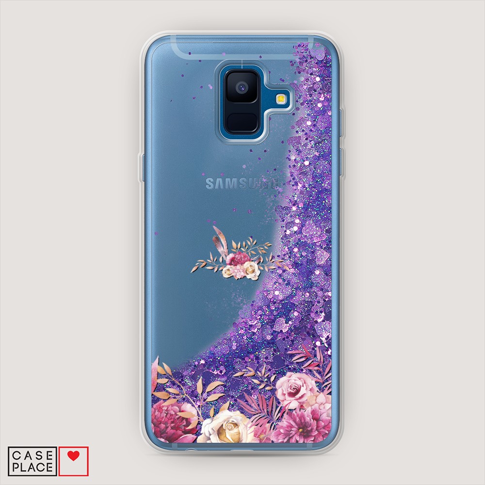 

Чехол Awog на Samsung Galaxy A6 2018 "Нежные розовые цветы", Разноцветный, 25992-1