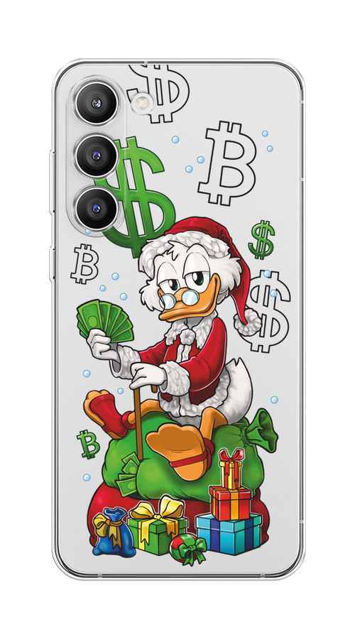 

Чехол Homey на Samsung Galaxy S23 Plus 5G "Богатый санта Скрудж Макдак", Белый;красный;зеленый, 2107450-1