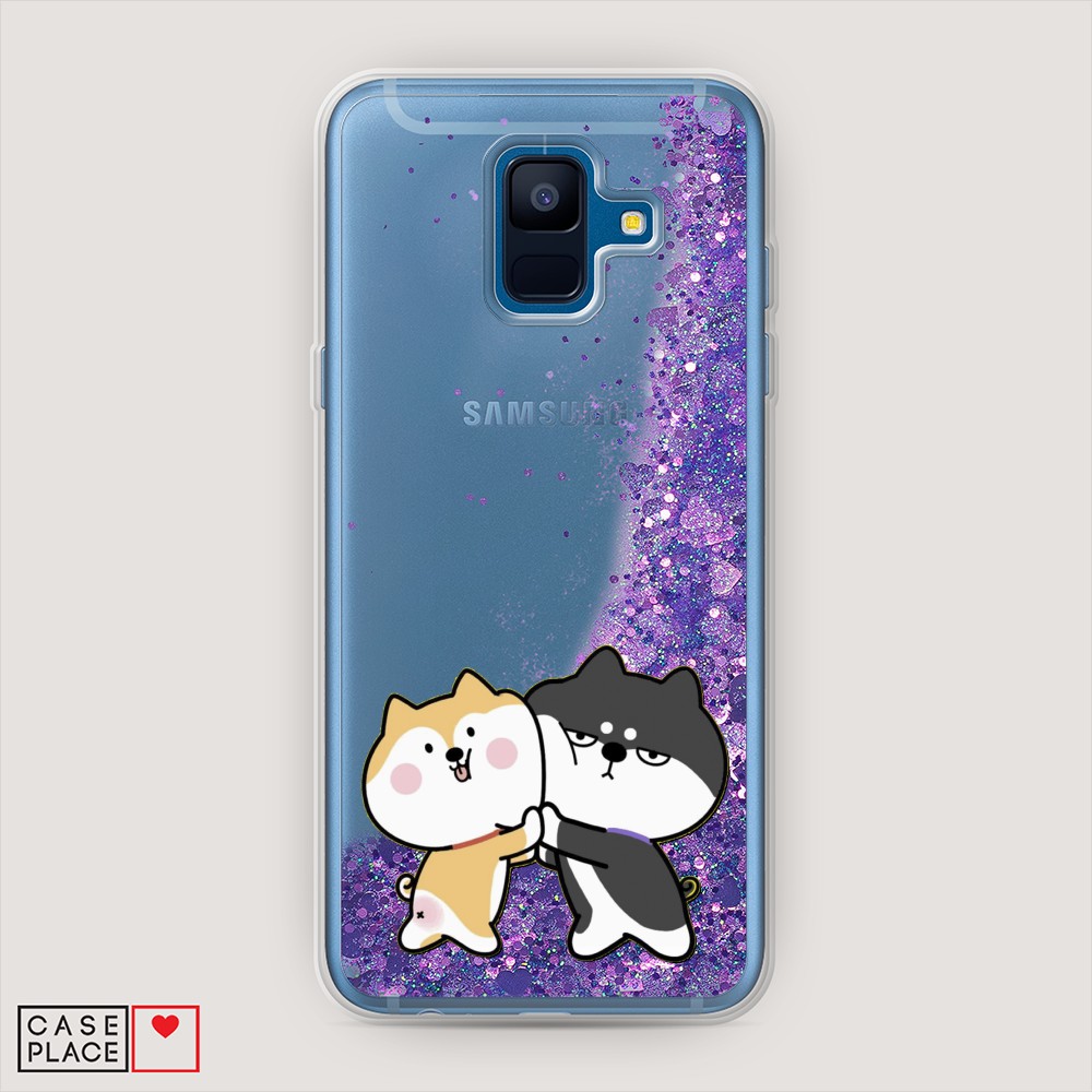 

Чехол Awog на Samsung Galaxy A6 2018 "Обнимашки акита", Разноцветный, 25992-1