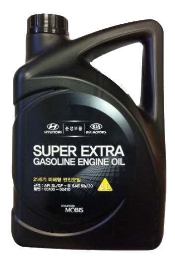 Моторное Моторное Полусинтетическое Hyundai/Kia Super Extra Gasoline 5W-30 4л 051