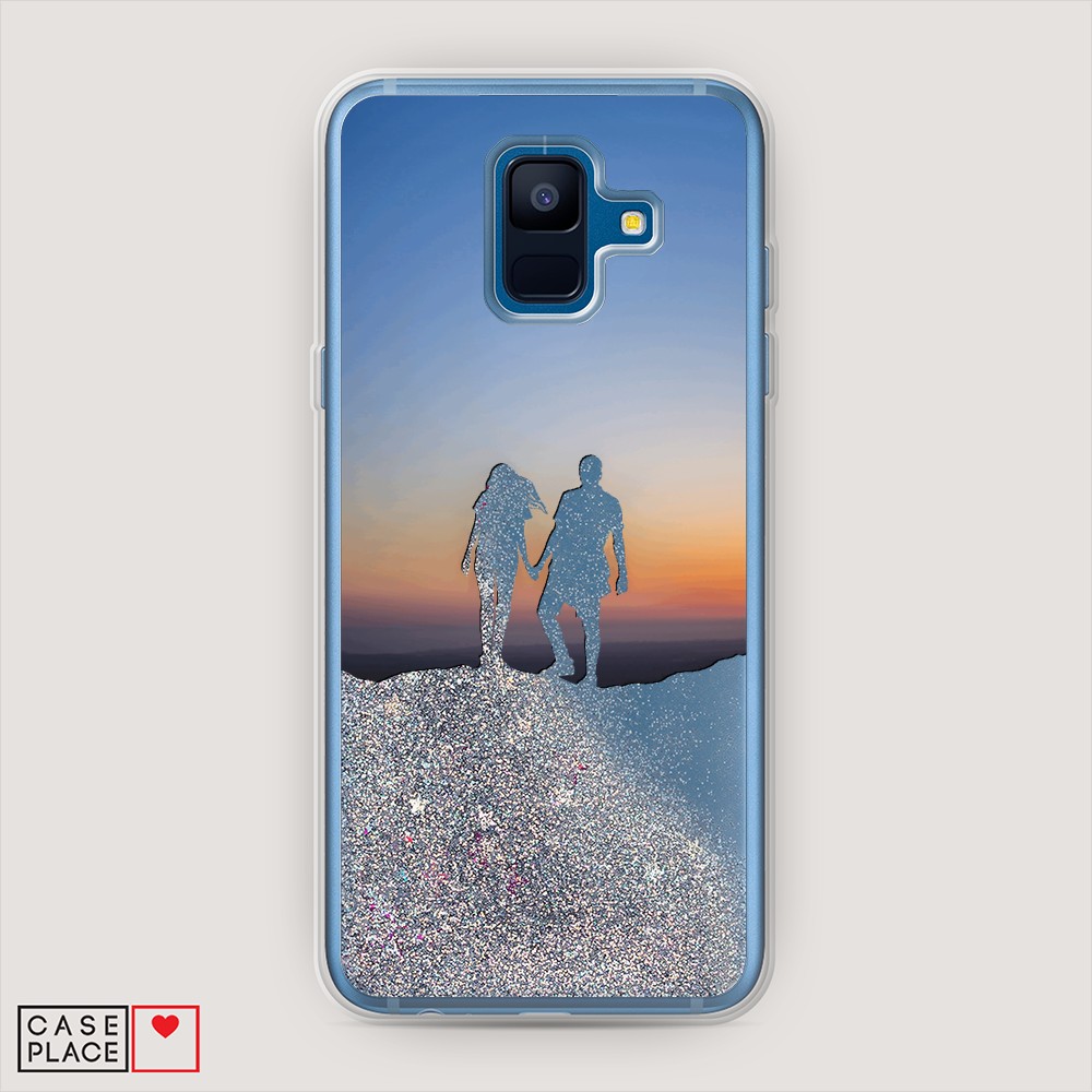 

Чехол Awog на Samsung Galaxy A6 2018 "Пара на краю света", Разноцветный, 25991-1