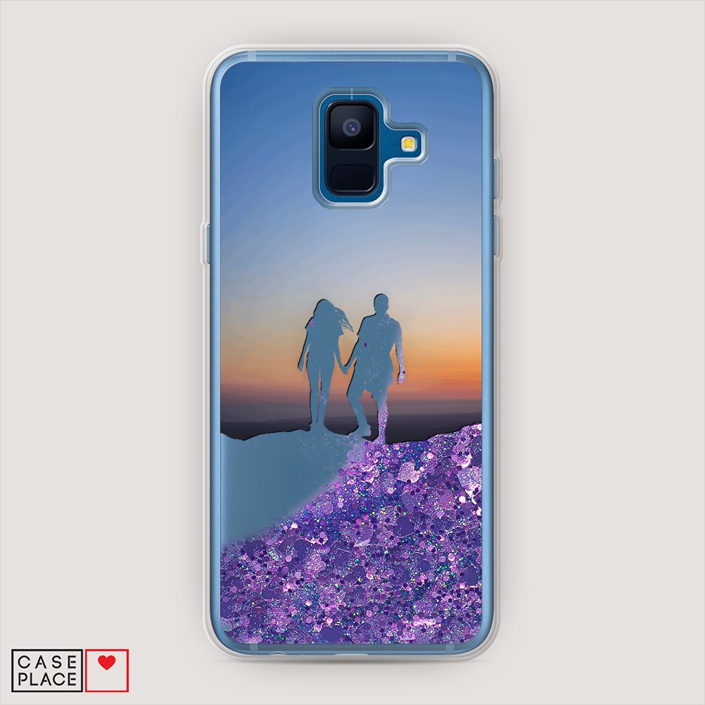 

Чехол Awog на Samsung Galaxy A6 2018 "Пара на краю света", Разноцветный, 25992-1