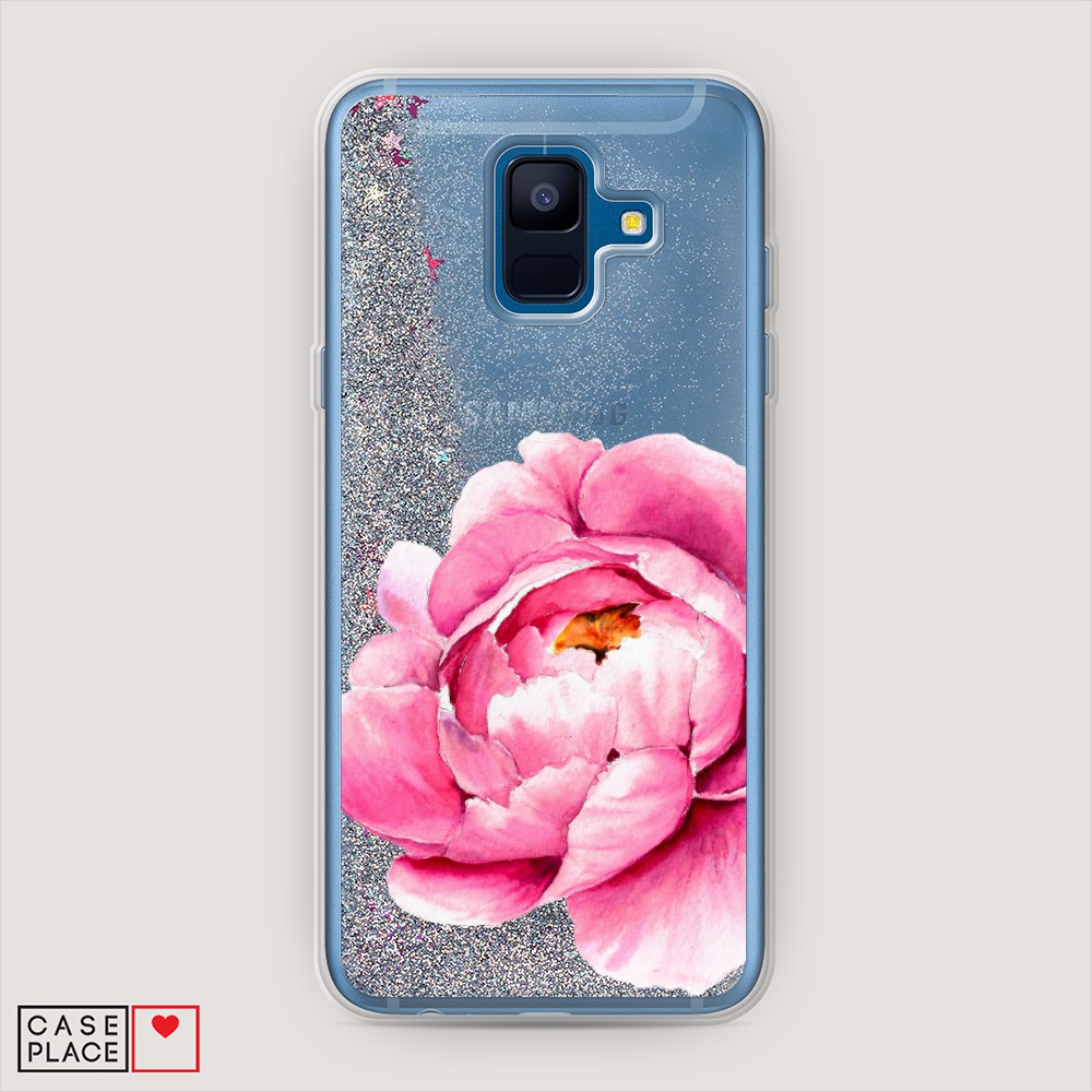 

Чехол Awog на Samsung Galaxy A6 2018 "Прекрасный пион", Разноцветный, 25991-1