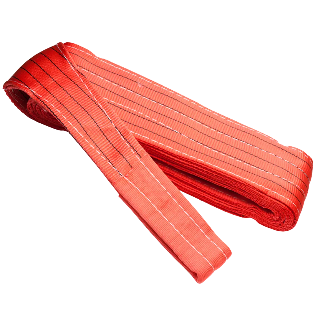 Строп текстильный двухпетлевой, 5 тонн, 6 м, цвет красный зажим для кузовных работ одно направление усилие 5 тонн jonnesway ae330001 47778