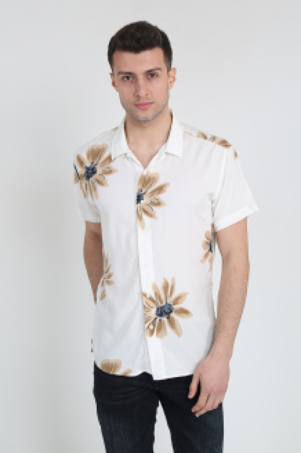 

Рубашка мужская Terapi Giyim 25374 белая 2XL (доставка из-за рубежа), 25374