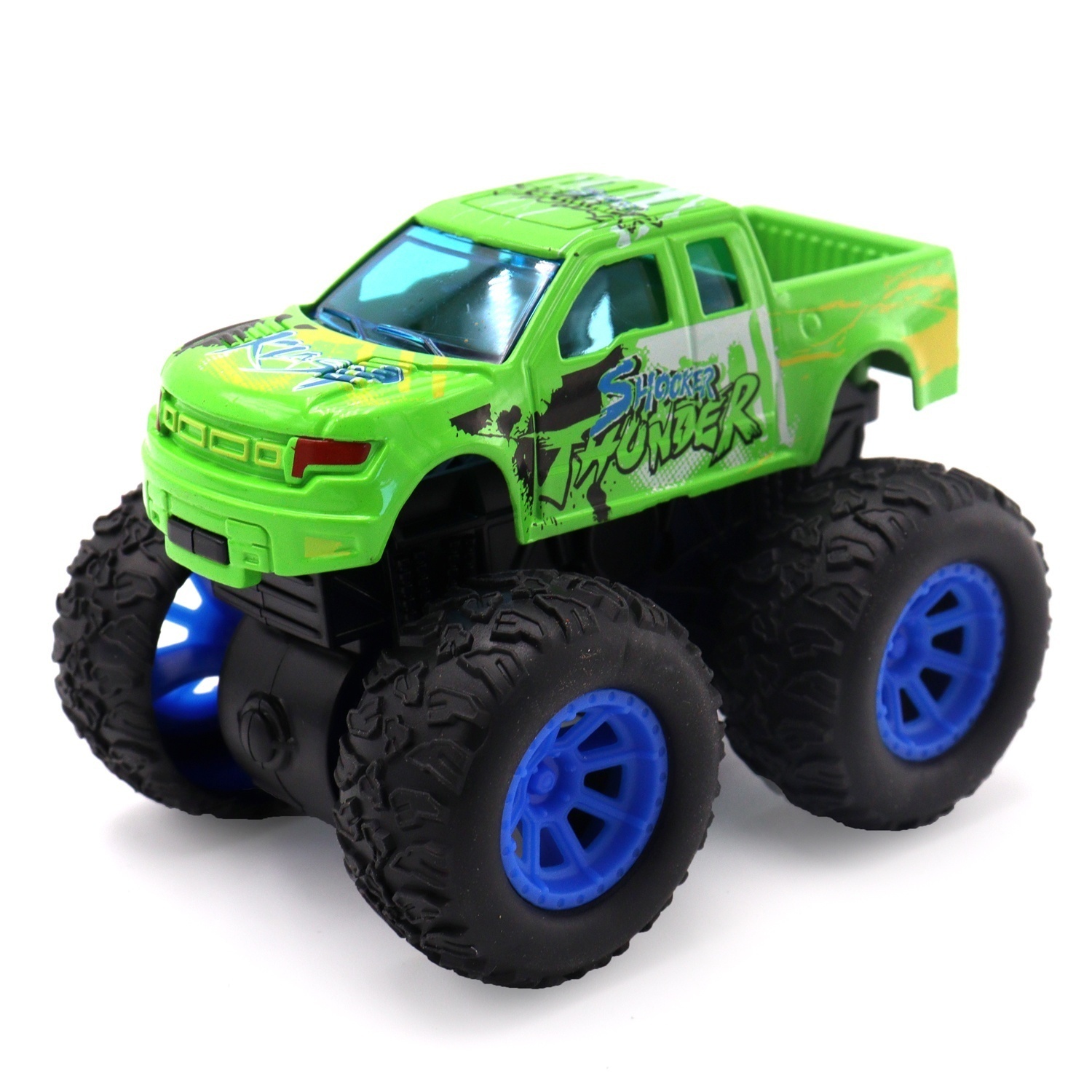 

Машинка Funky Toys зеленая die-cast, пикап с синими колесами и краш-эффектом, 14,5 см, зеленая die-cast, пикап с синими колесами и краш-эффектом, 14,5 см