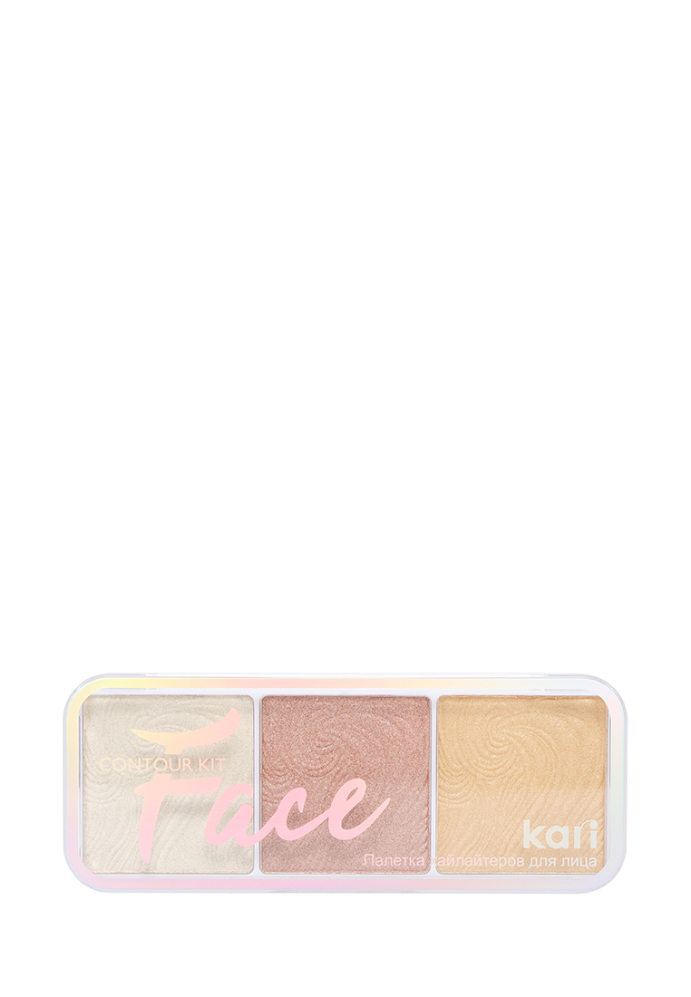 Палетка хайлайтеров для лица AC868-1 bell палетка для макияжа лица sweet romance face palette хайлайтер и румяна