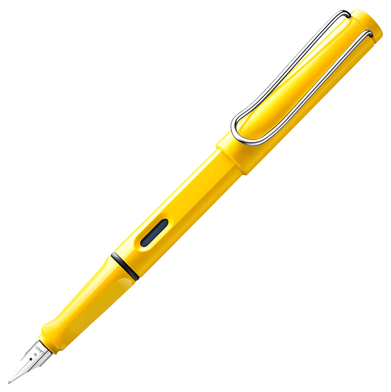 фото Перьевая ручка lamy 018 safari lh желтый для левшей