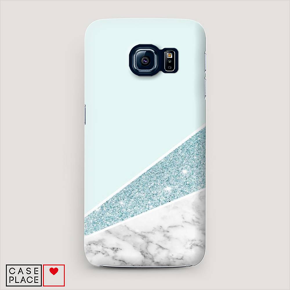 

Чехол Awog "Мрамор с голубыми блестками" для Samsung Galaxy S7 edge, 24620-2