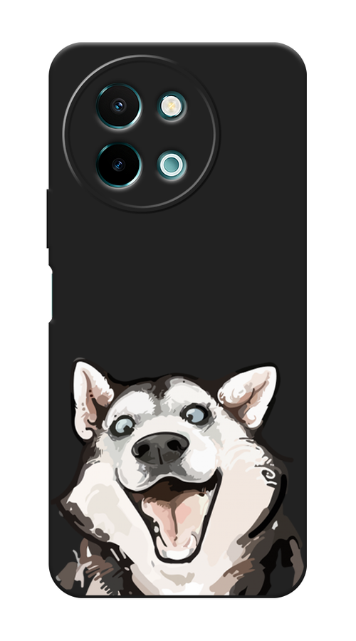

Чехол Awog на Vivo Y38 5G "Радостный хаски", Белый;голубой;черный, 2610752-1