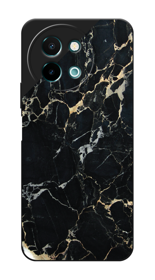 

Чехол Awog на Vivo Y38 5G "Черный мрамор уголок", Черный;золотистый, 2610752-1