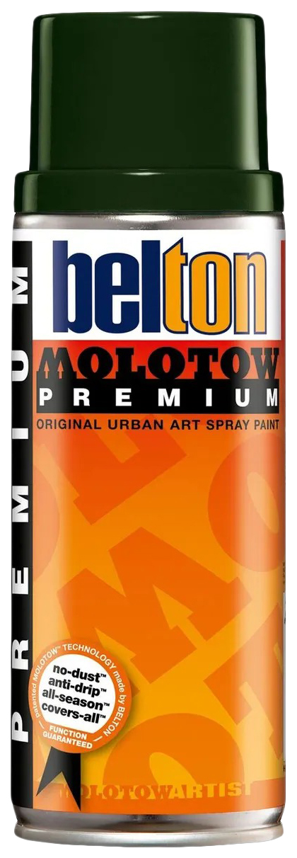 Аэрозольная краска Molotow Premium belton MLT-327095 #166 chromium oxide green 400 мл