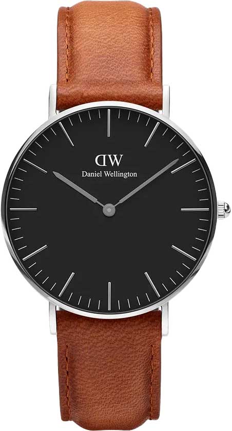 фото Наручные часы унисекс daniel wellington dw00100144 коричневые