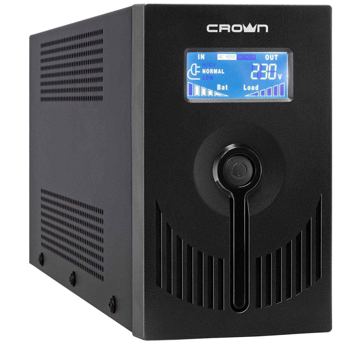 фото Источник бесперебойного питания crown cmu-sp800 euro lcd black