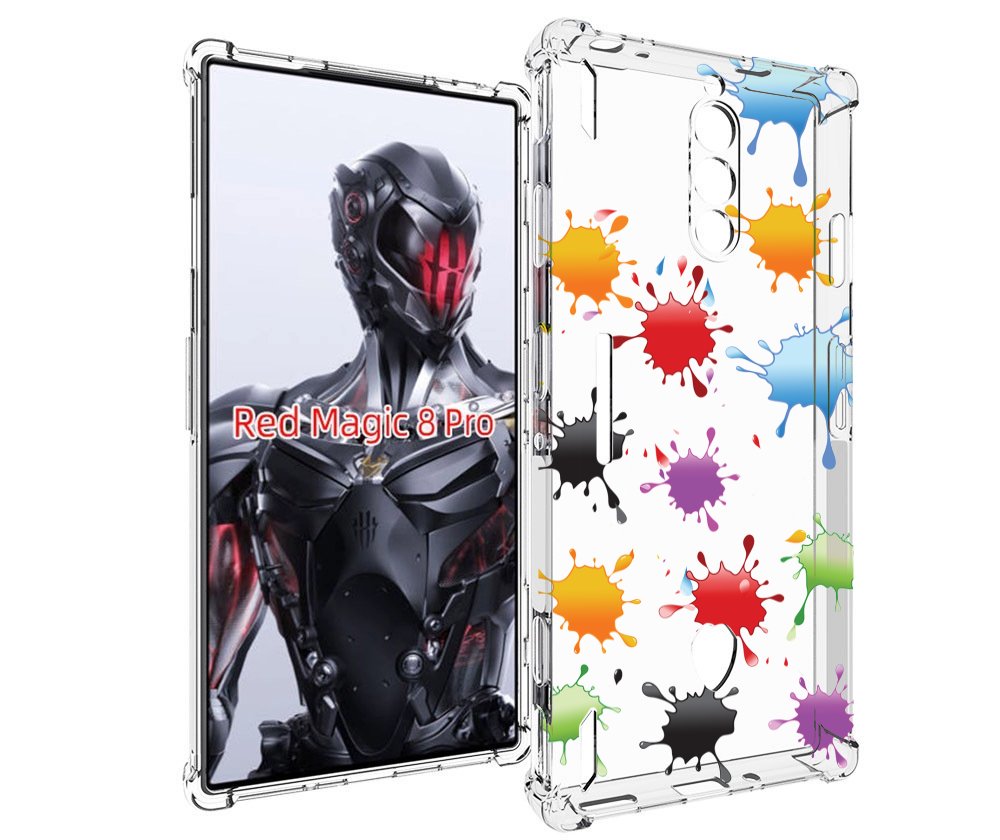

Чехол MyPads кляксы для ZTE Nubia Red Magic 8 Pro / Red Magic 8 Pro Plus, Tocco