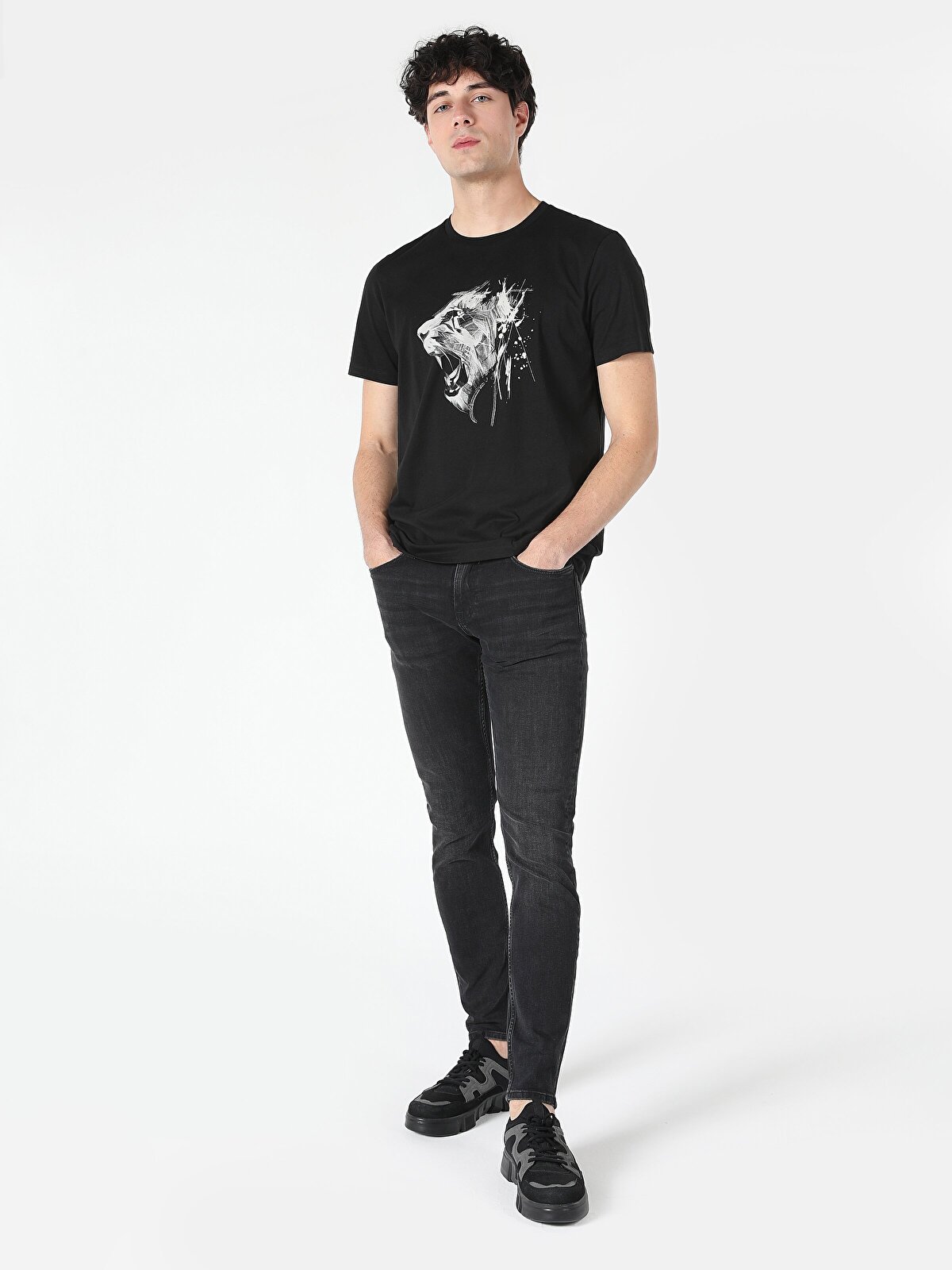 

Футболка мужская Colin's CL1062493_Q1.V1_BLK черная S, Черный, CL1062493_Q1.V1_BLK