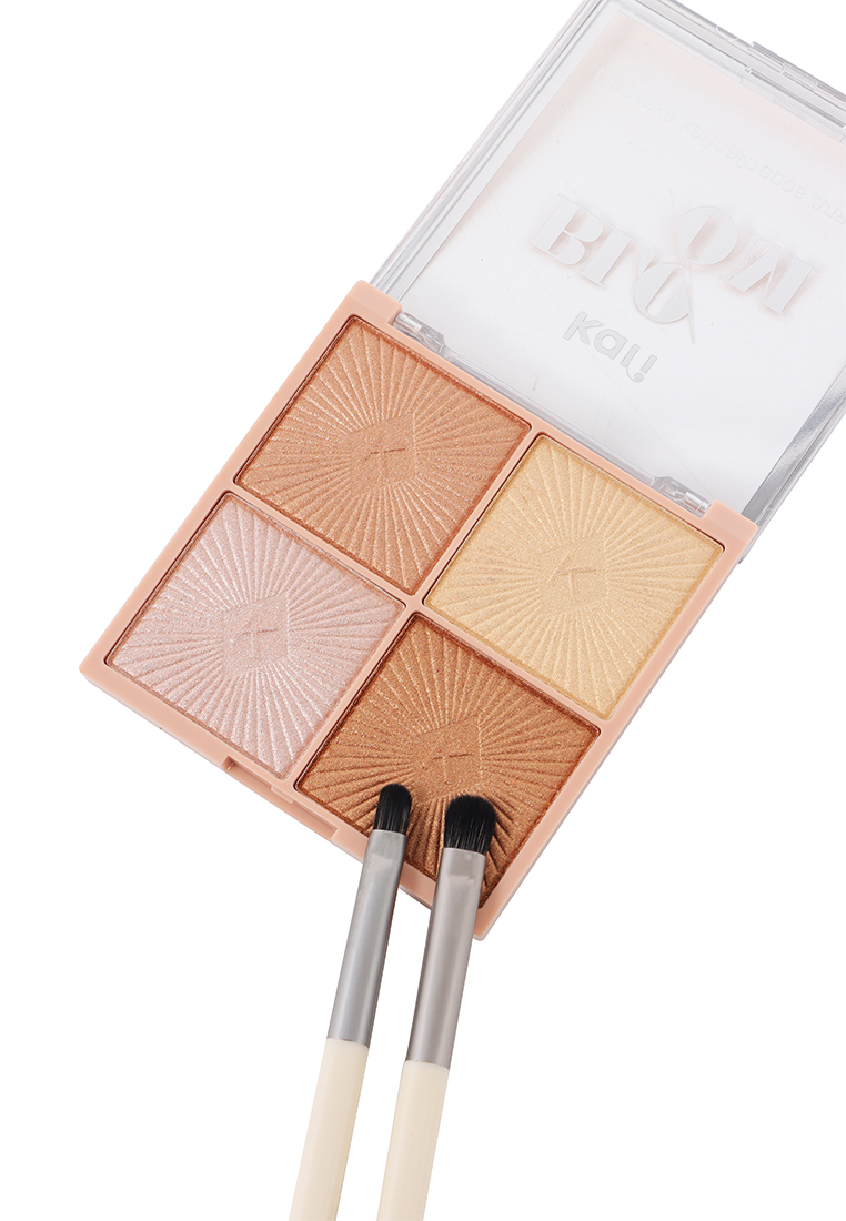 Палетка хайлайтеров для лица AC875-2 thebalm палетка для лица double crosser