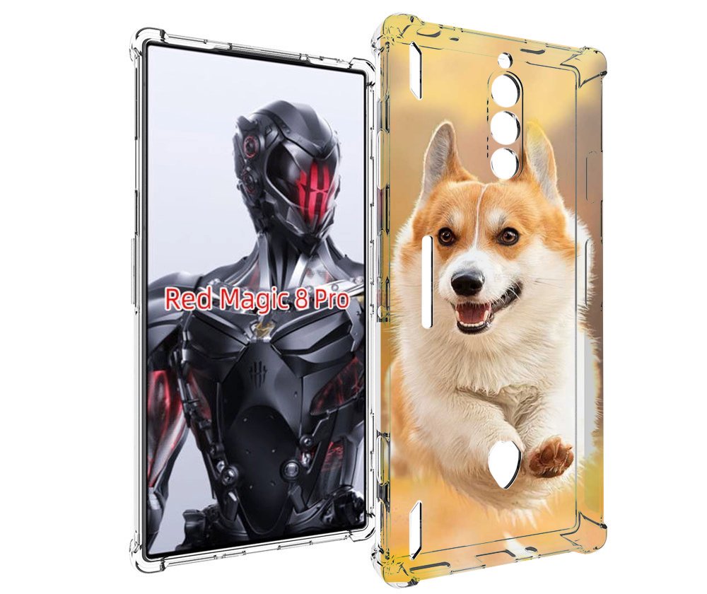 Чехол MyPads когри собака для ZTE Nubia Red Magic 8 Pro / Red Magic 8 Pro Plus