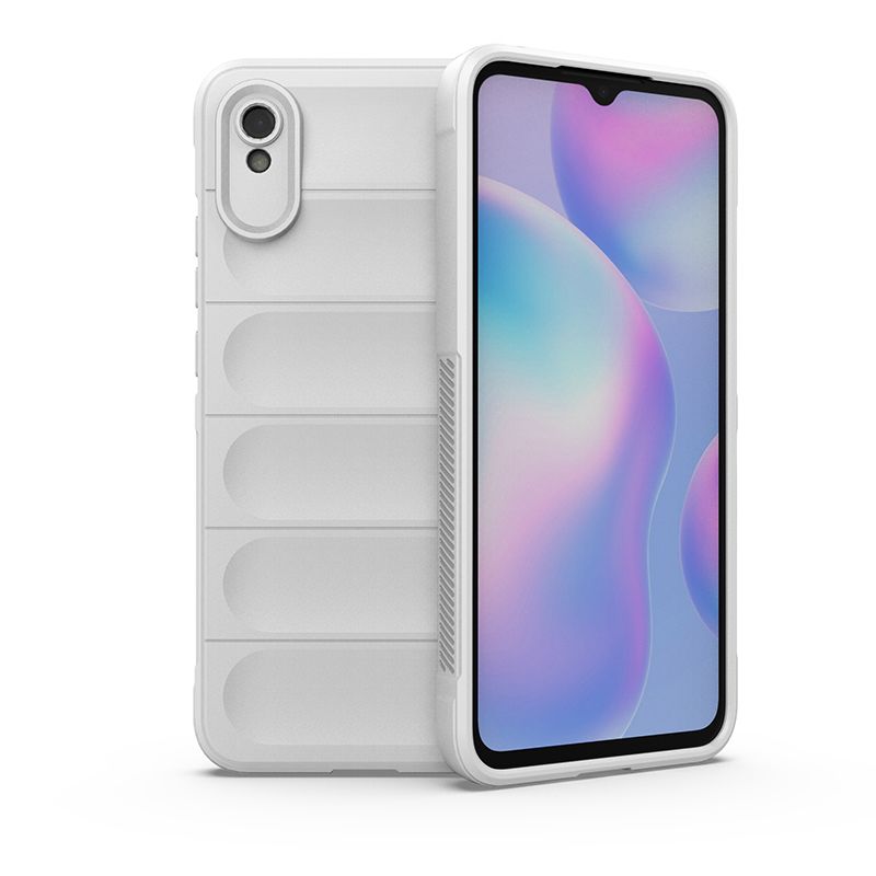 фото Противоударный чехол flexible case для xiaomi redmi 9a (белый) black panther