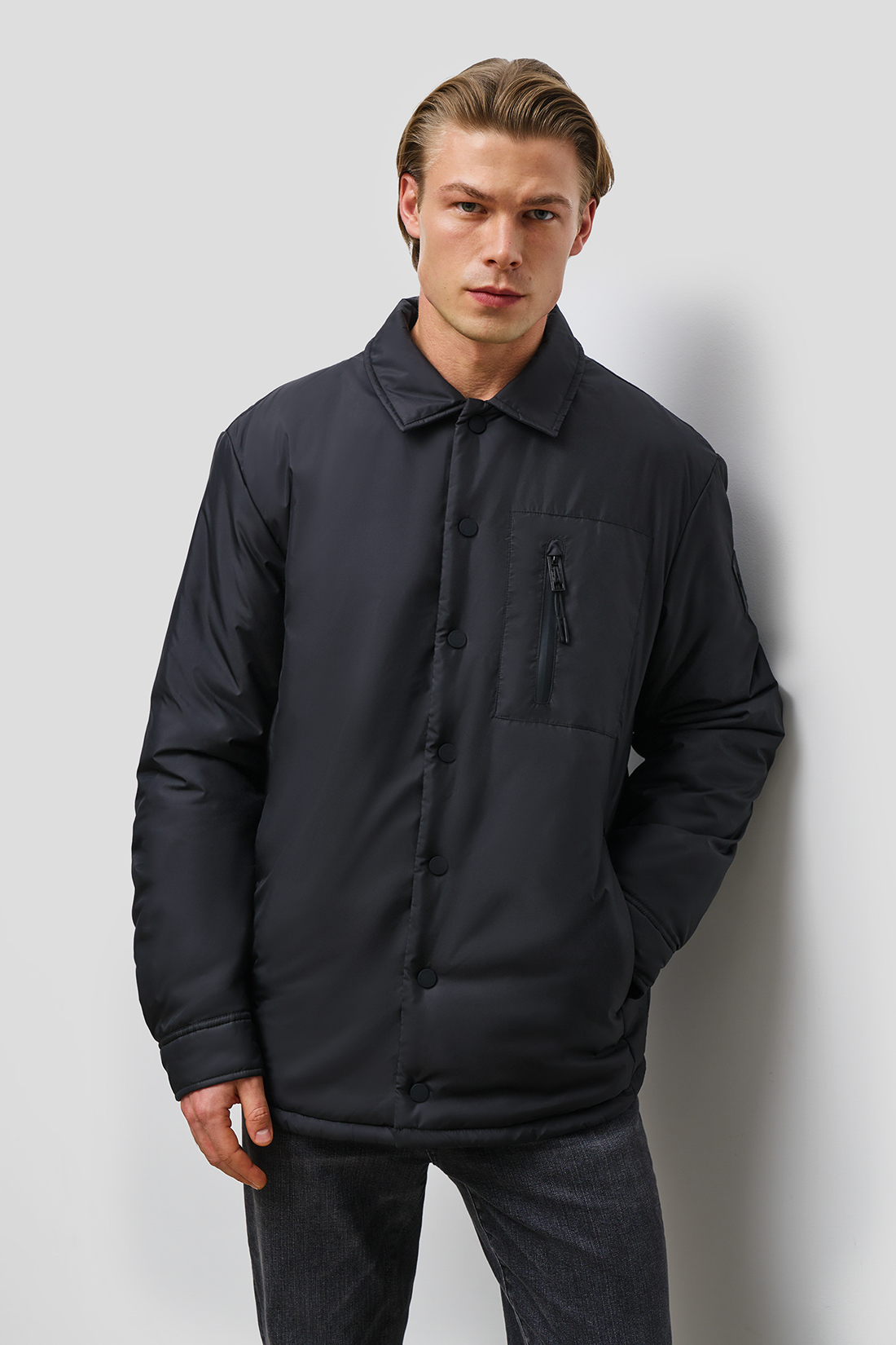 

Куртка мужская Baon B5323013 черная 3XL, Черный, B5323013