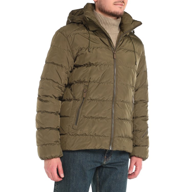 

Пуховик мужской Maison David MLY230424 хаки 2XL, MLY230424