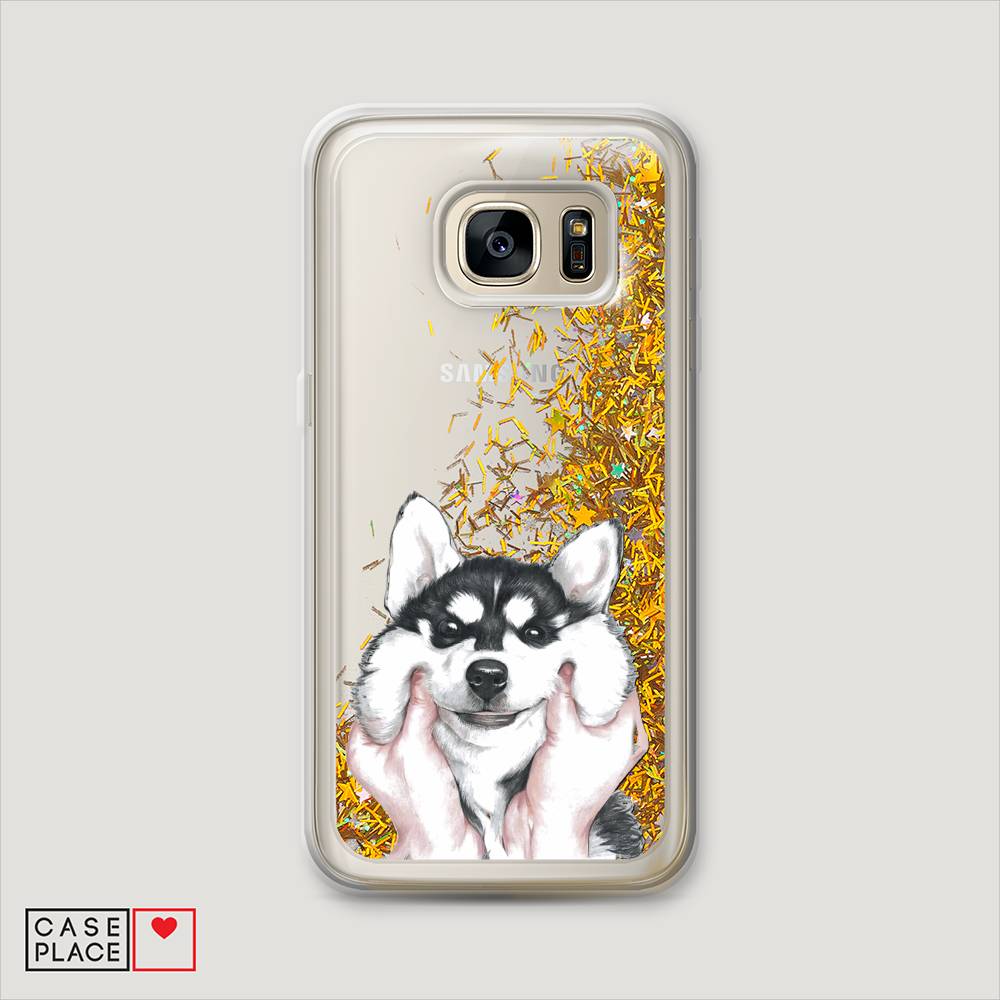 

Чехол Awog "Щечки хаски" для Samsung Galaxy S7 edge, 24690-1
