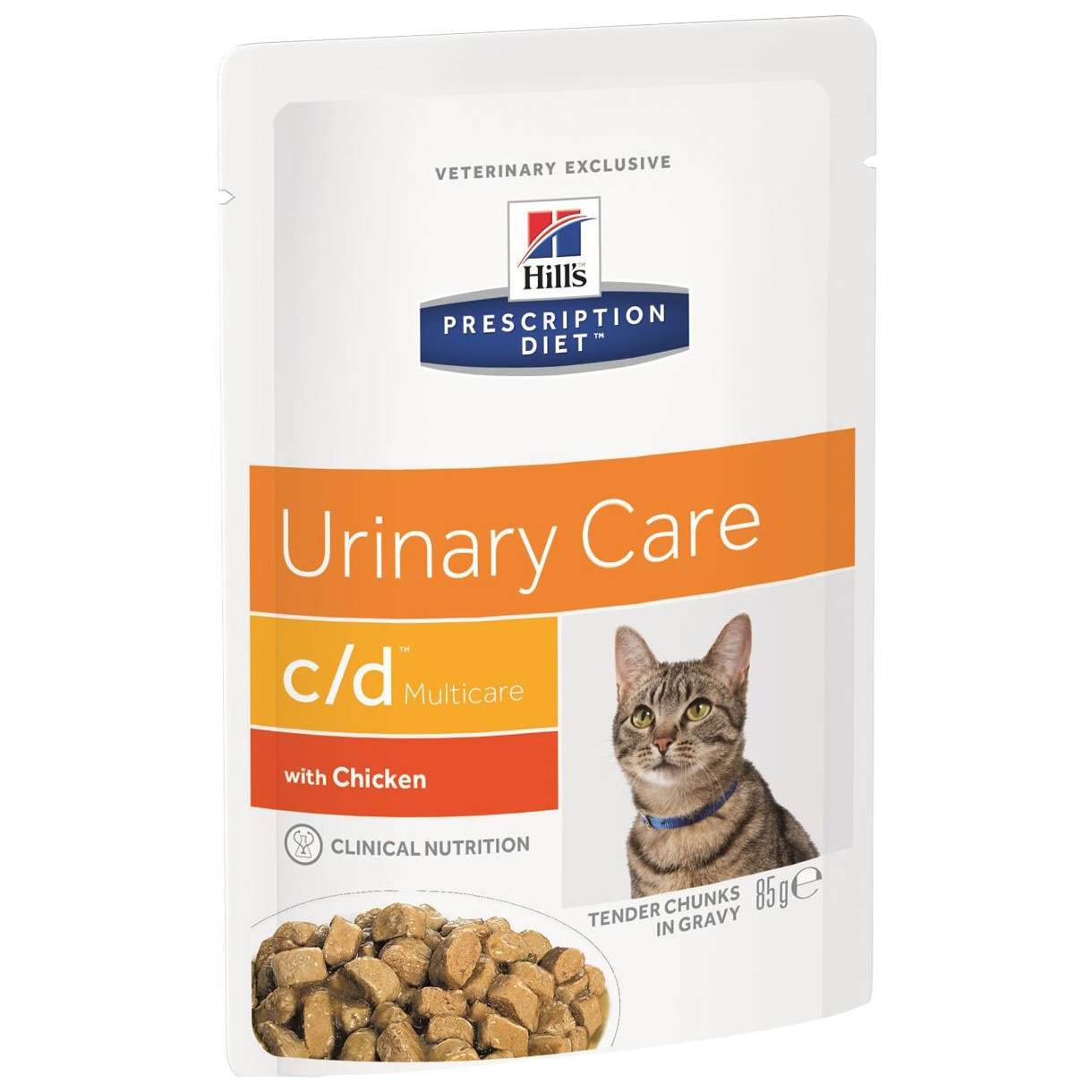 Влажный корм для кошек Hill's Prescription Diet c/d Urinary Care, курица, 85г