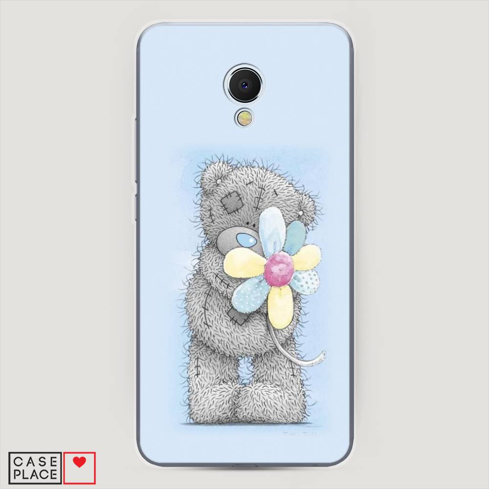 

Чехол Awog на Meizu MX6 "Me to you с ромашкой", Голубой;серый;желтый, 70950-2