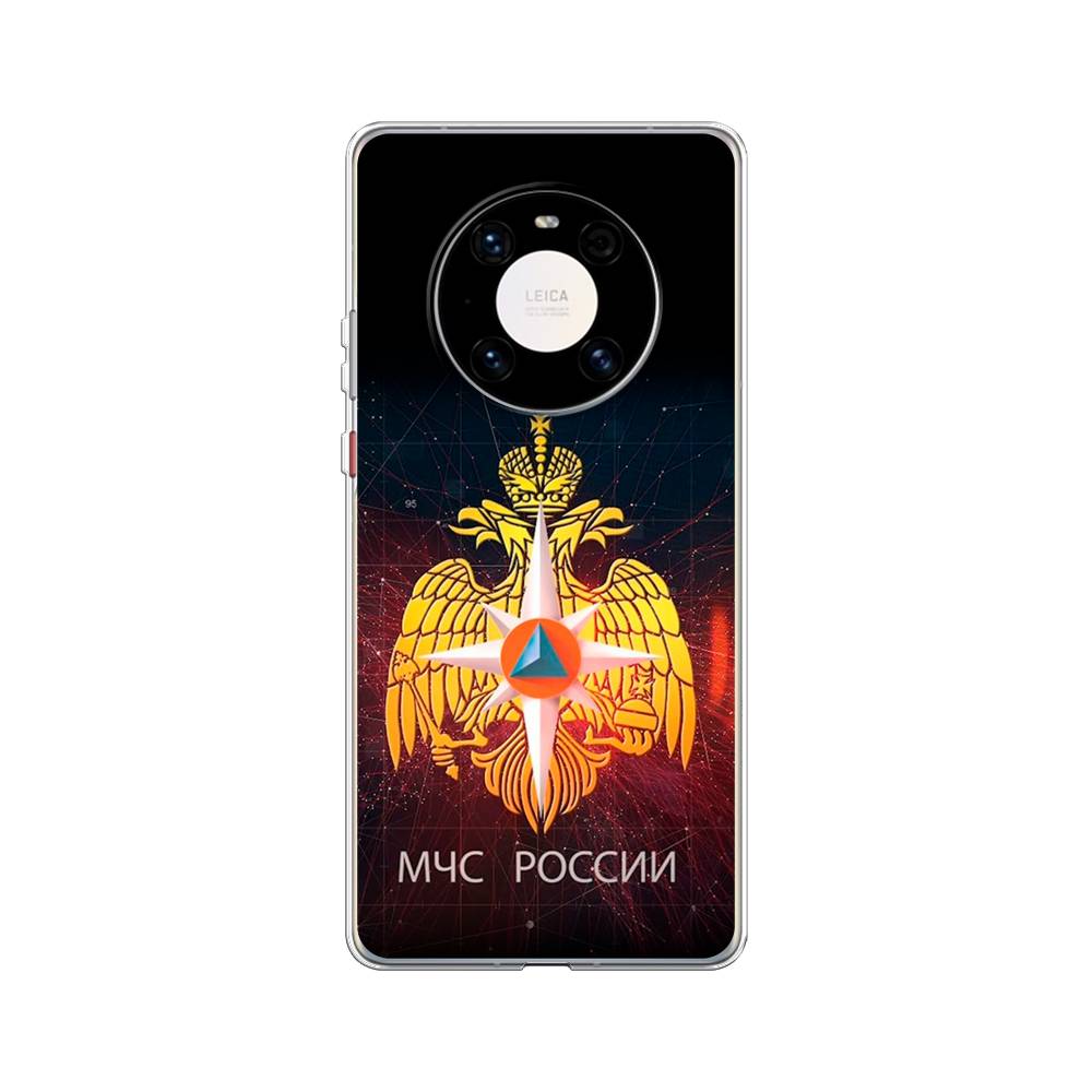

Чехол Awog на Huawei Mate 40 Pro "МЧС России", Черный;желтый;красный, 6104450-5