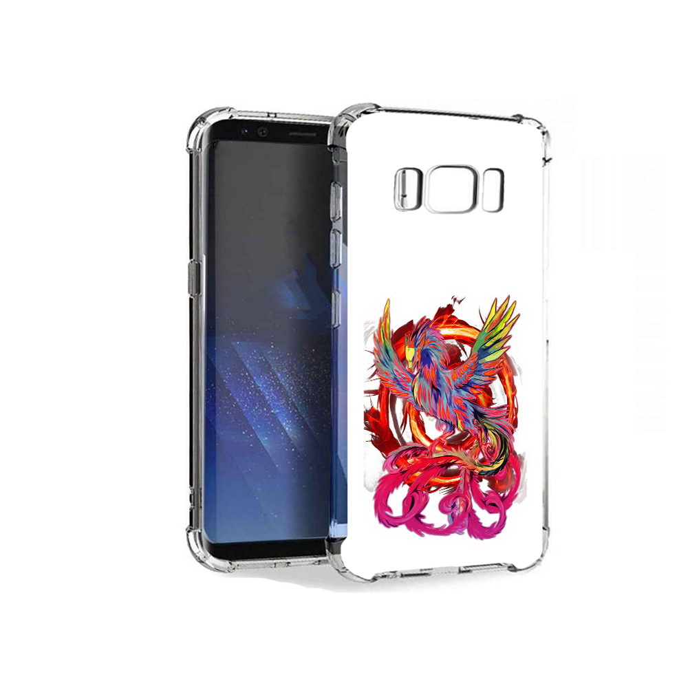 

Чехол MyPads Tocco для Samsung Galaxy S8+ красочный феникс, Tocco