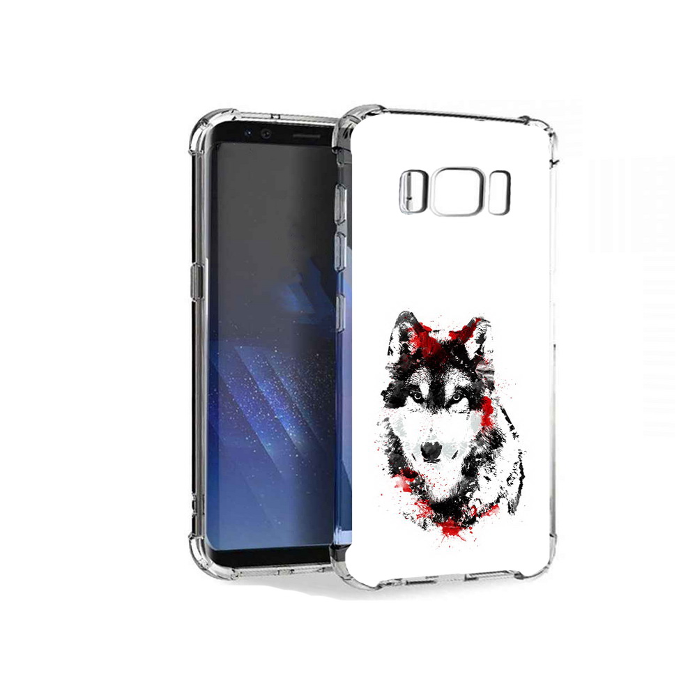 

Чехол MyPads Tocco для Samsung Galaxy S8+ кровавый волк, Tocco