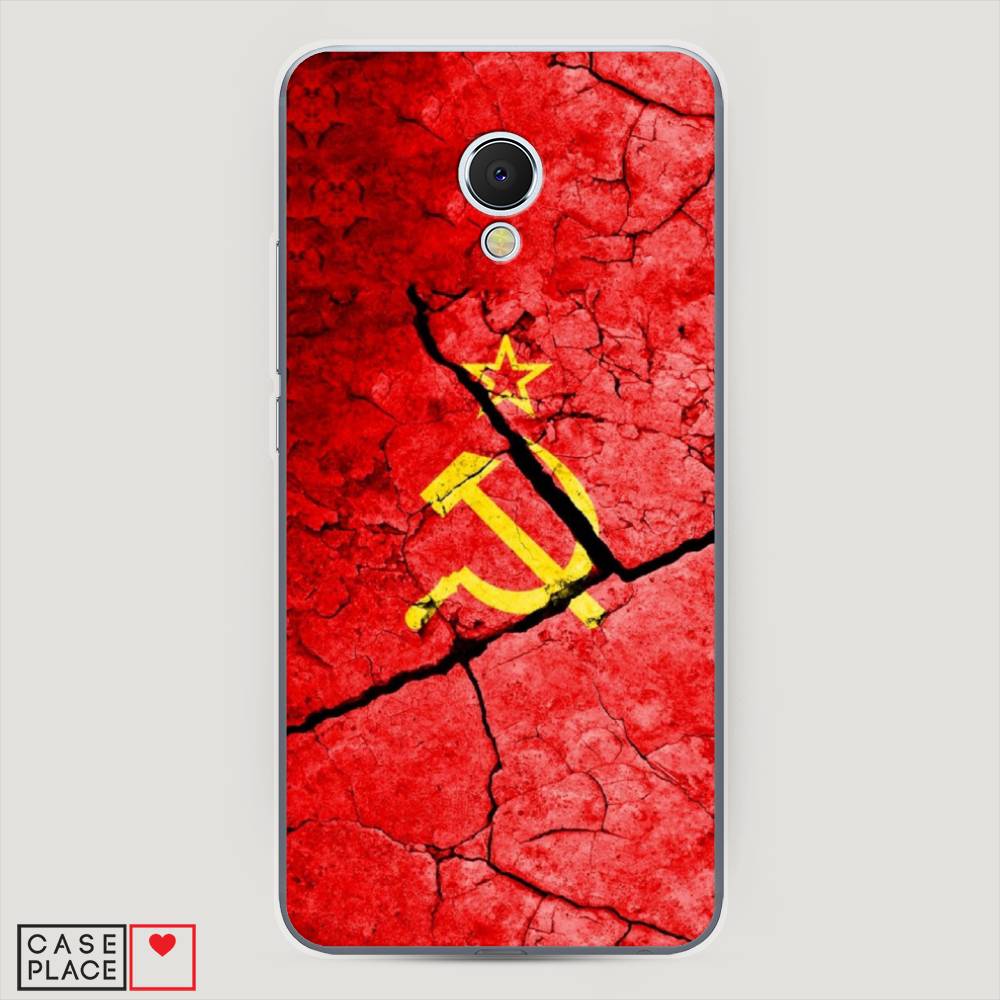 

Чехол Awog на Meizu MX6 "СССР", Красный;черный;желтый, 70950-5