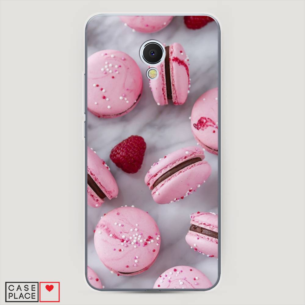 

Чехол Awog на Meizu MX6 "Макарони с малиной", Серый;розовый, 70950-10