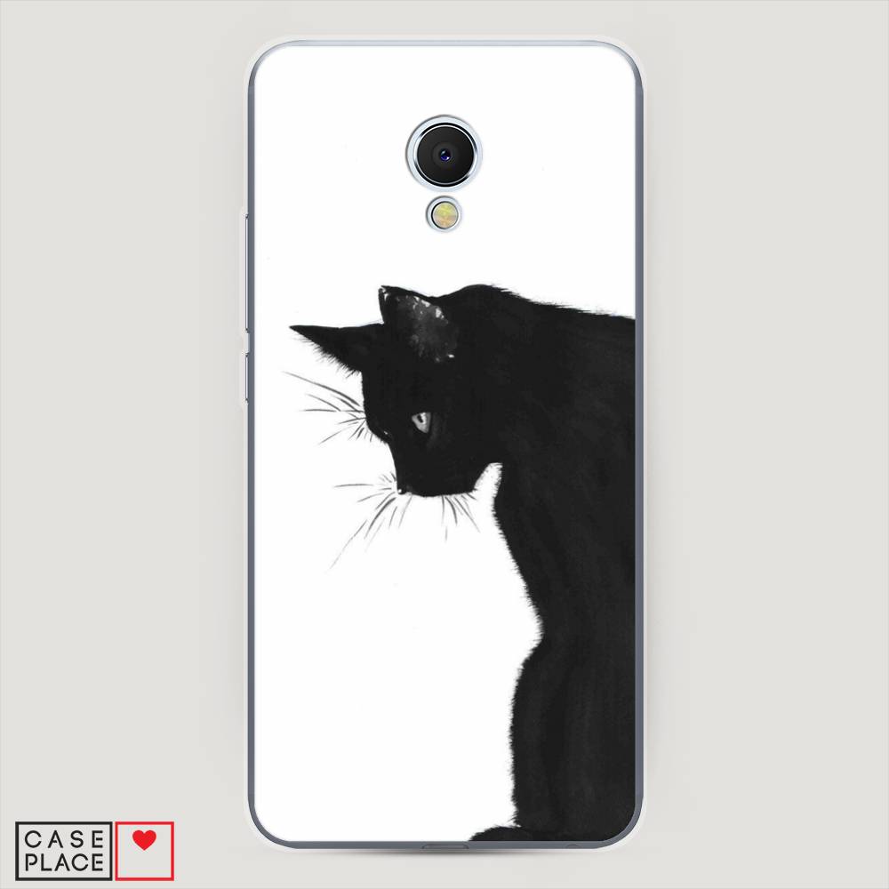 

Чехол Awog на Meizu MX6 "Black cat", Черный;белый, 70950-1