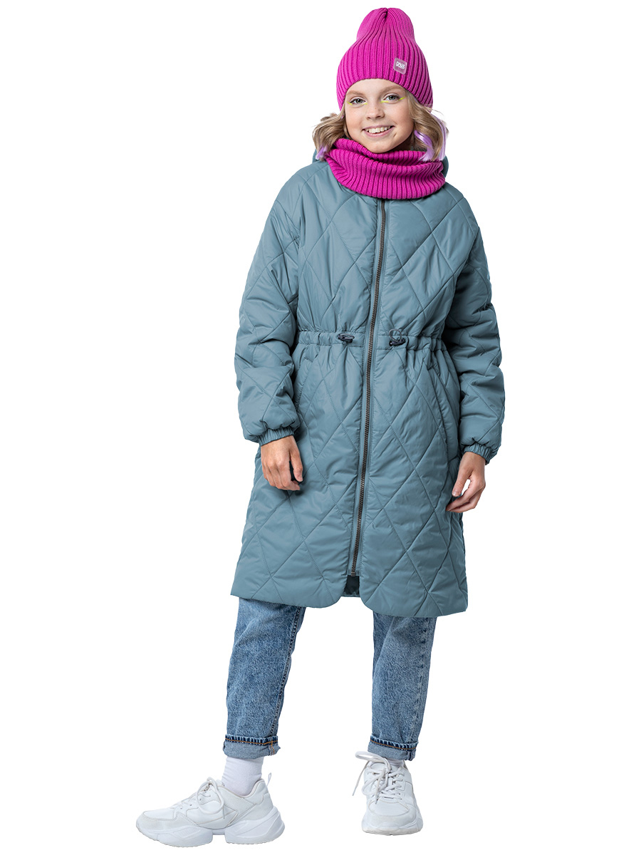 

Пальто детское NIKASTYLE 6м4423, зеленый, 140, 6м4423