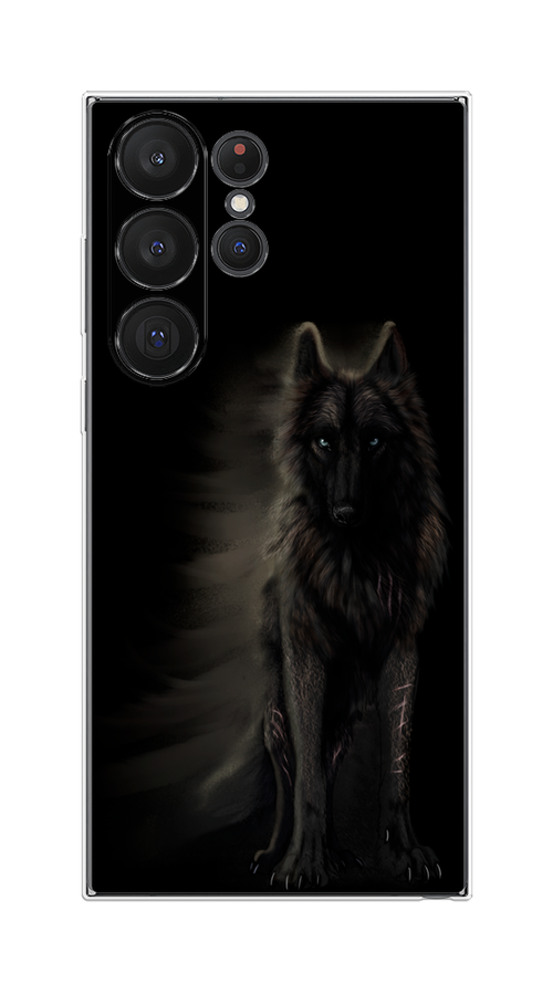

Чехол Homey на Samsung Galaxy S23 Ultra 5G "Туманный волк", Черный, 2107550-1