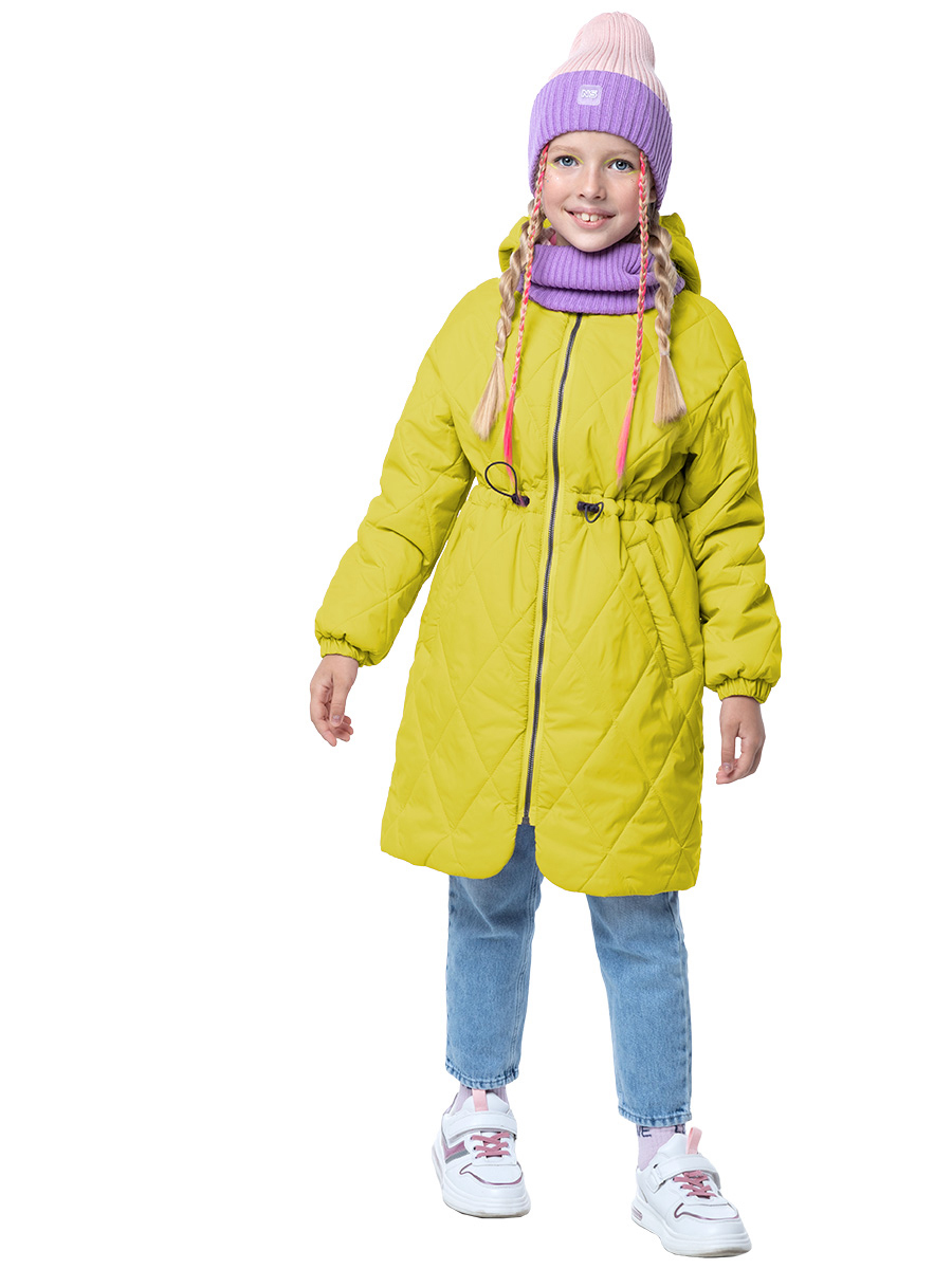 

Пальто детское NIKASTYLE 6м4423, оливковый, 140, 6м4423