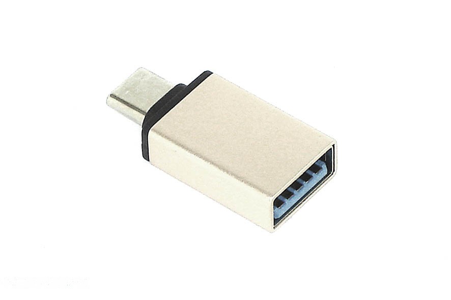 Переходник Type-C на USB 3.0 OTG золотой