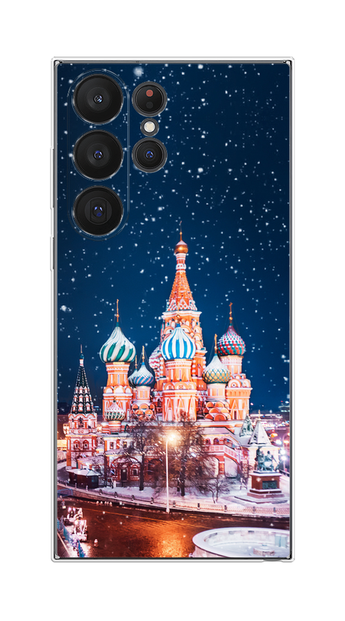 

Чехол Homey на Samsung Galaxy S23 Ultra 5G "Москва 1", Коричневый;синий;белый, 2107550-1