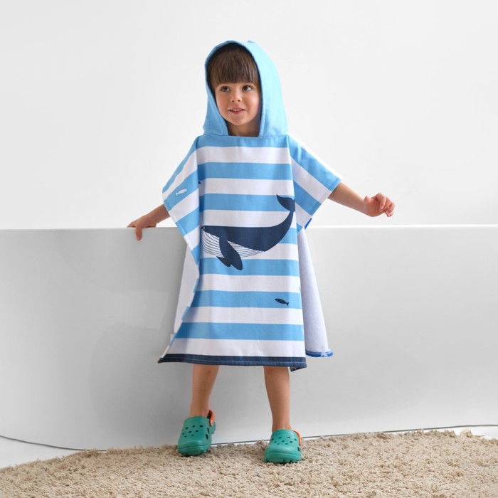 Крошка Я Полотенце-пончо детское махровое Крошка Я 