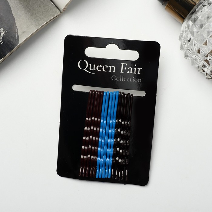 

Невидимка Queen fair 3640413-6p микс, 15 шт, В ассортименте, 3640413-6p