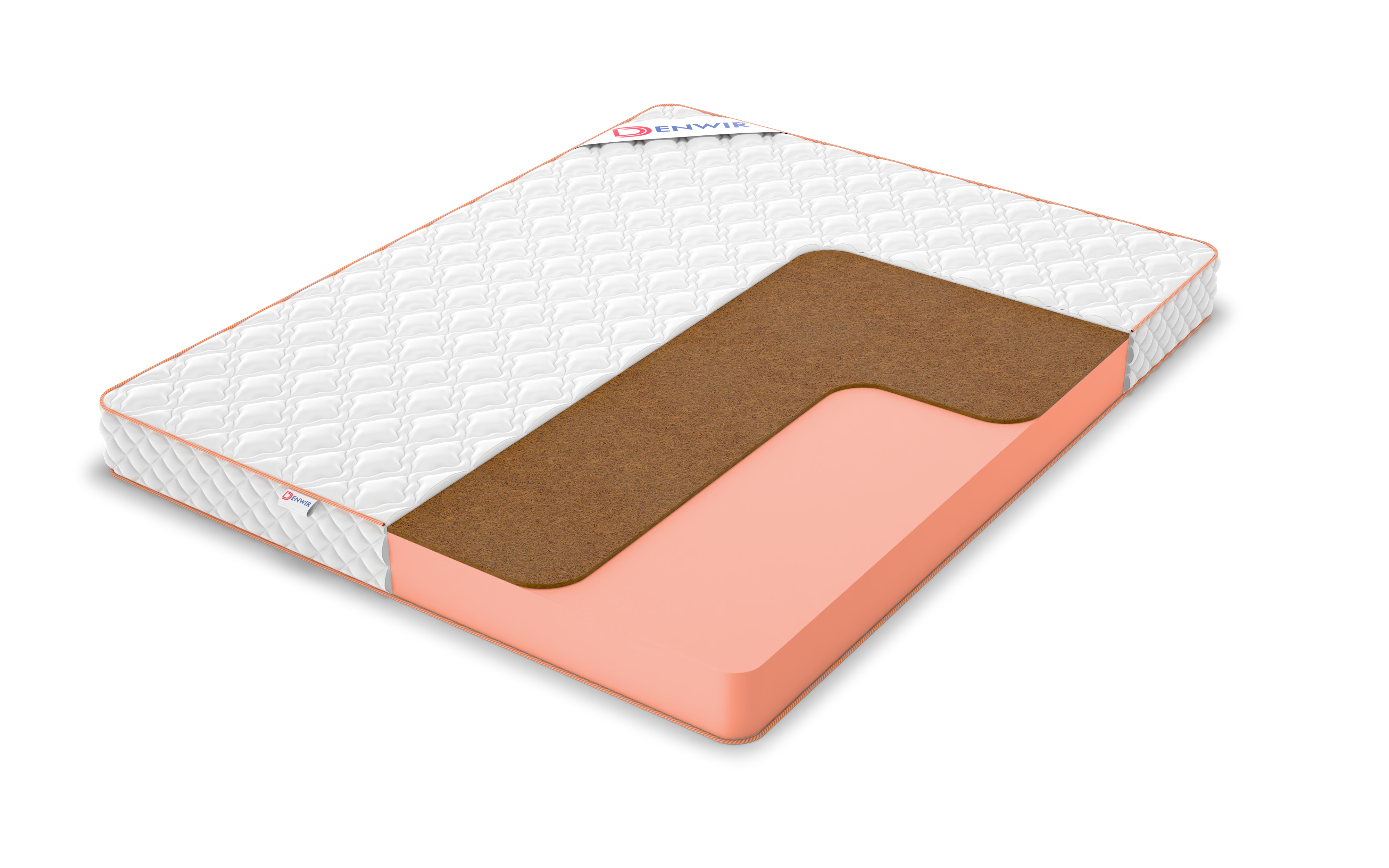 

Матрас беспружинный DENWIR TOP FOAM HARD 15/chstmat_TFH15_75x165, Белый, TOP FOAM HARD 15