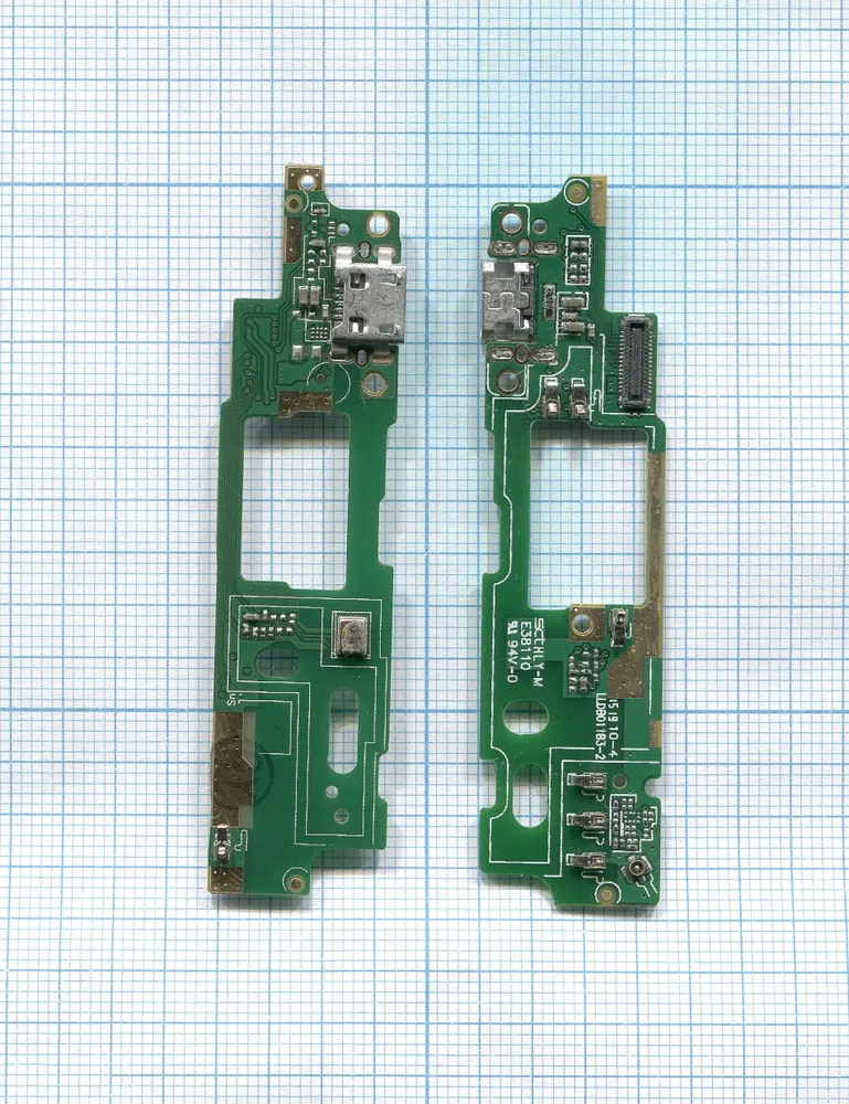 

Разъем Micro USB для HTC One E9s (плата с системным разъемом и микрофоном), Зеленый