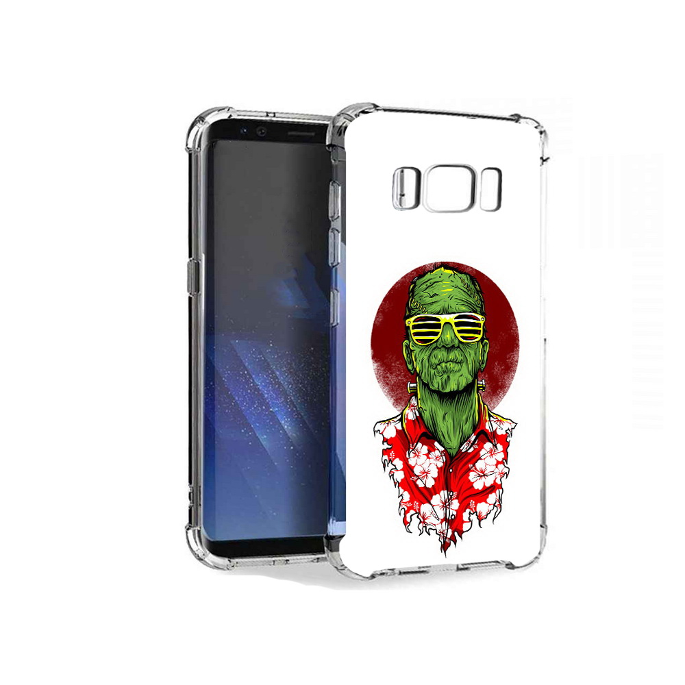 

Чехол MyPads Tocco для Samsung Galaxy S8+ крутой зеленый мужчина в очках, Tocco