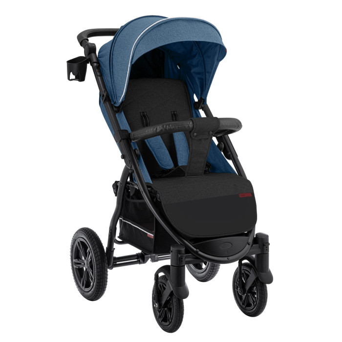 Коляска  BABY TILLY  Omega CRL-1611 Blue (гелевые колеса) коляска baby tilly t t 182 sigma 2 в 1