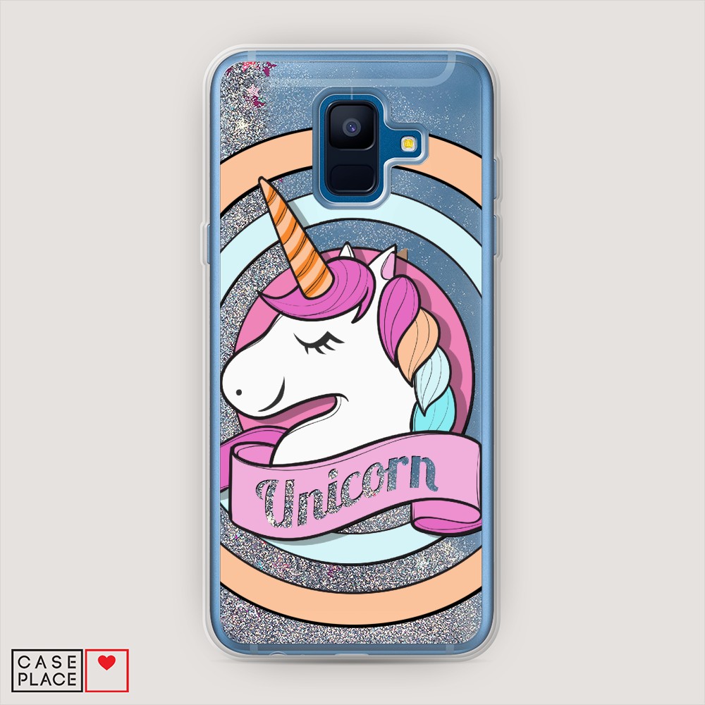 

Чехол Awog на Samsung Galaxy A6 2018 "Unicorn зефирный", Разноцветный, 25991-1
