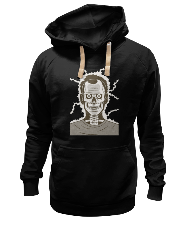 

Худи унисекс Printio Skull art черное 3XL, Черный, Skull art