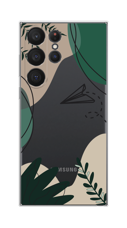 

Чехол Homey на Samsung Galaxy S23 Ultra 5G "Secret Garden", Зеленый;бежевый;черный, 2107550-1