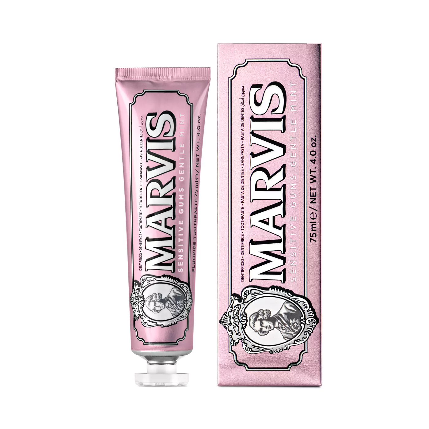 Зубная паста Marvis Sensitive Gums Gentle Mint для чувствительных десен, 75 мл biorepair зубная паста для чувствительных зубов двойное действие sensitive double action 75
