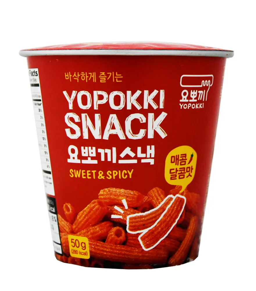 Снеки Yopokki Sweet & Spicy сладко-острые из рисовой муки 50 г